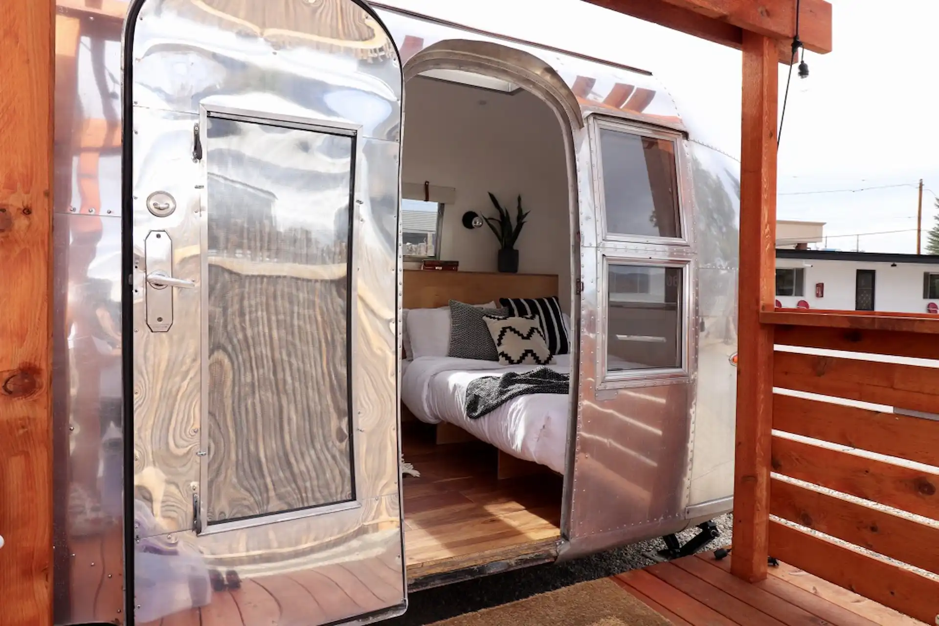 Airstream Trailer with bed